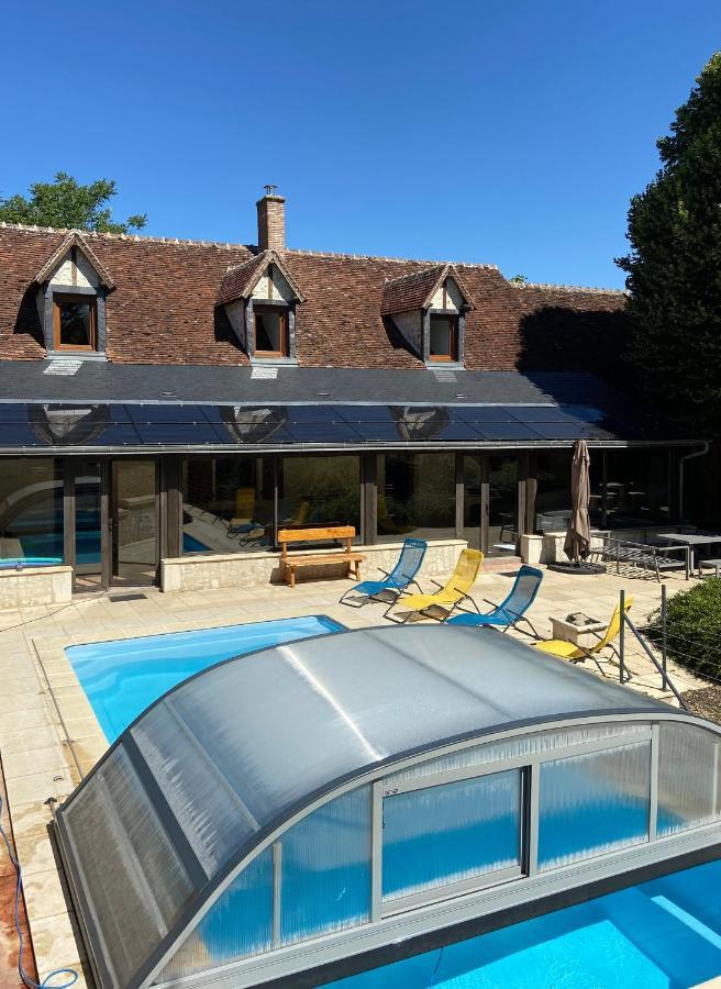 La Charmeraie : Gite De Charme, Piscine Et Spa Thesee Екстер'єр фото